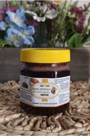 Miere cremă cu cacao și cocos - Deliciu exotico-dulce