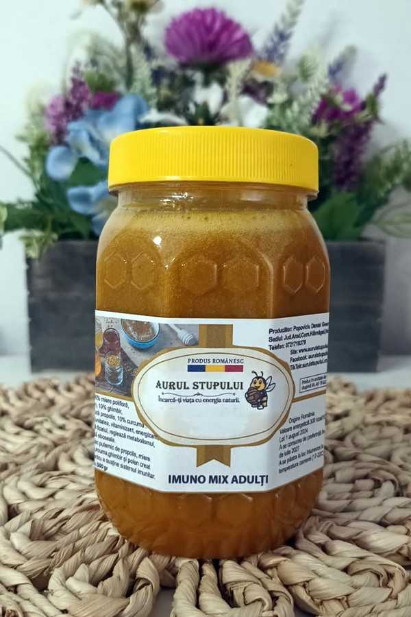 Imuno mix adulti, mix imunitate adulti, mix imunitate miere, mix natural albine