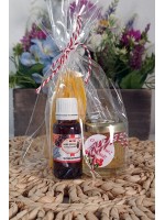 Cadou 1 martie (Miere de salcâm, tinctură de propolis, lumânare naturală Fecioara Maria)