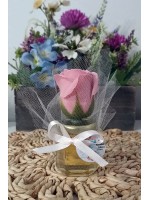 Borcan marturii miere salcam si trandafir roz 65gr