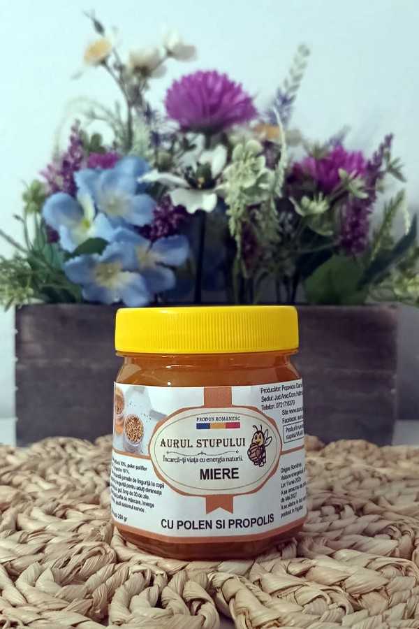 Miere cu polen si propolis, miere cu polen, propolis, miere