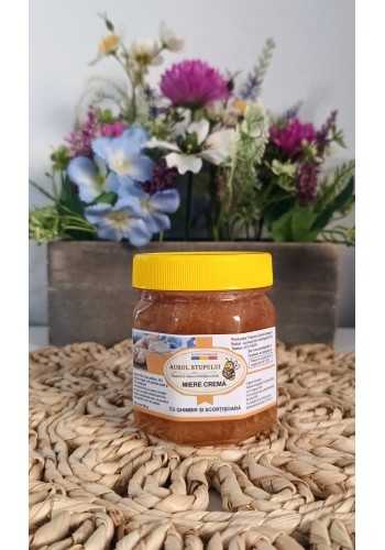 Miere cremă cu ghimbir și scorțișoară 250 gr