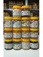 Cutia cu 14x250gr sortimente de miere cremă + transport gratuit