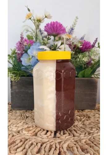 Miere de rapiță cu miere cremă cu cacao 1 kg