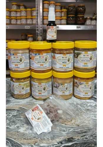 Pachetul cu imunitate (8x 250gr ,1 sticlă propolis 20 ml) + bomboane cu miere si propolis CADOU