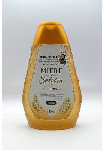 Miere salcam flacon 500gr, miere naturala salcam , miere de salcam
